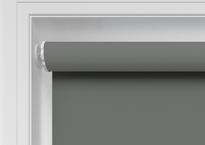 Trinity (FR Blackout), Seal Grey - Twist&Fit Roller Blind - Image 10